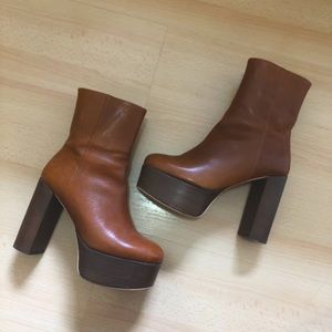 Vegan Leather Free People Platform Boots